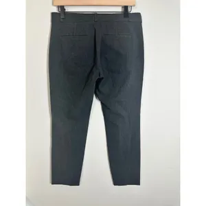 Banana Republic Sloan Slim Ankle Pants Gray Black Tuxedo Side Stripe Womens‎ 4 thumbnail 5