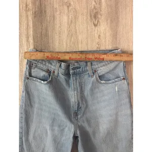 Abercrombie & Fitch Vintage Flare High Rise Jeans Light Wash Blue Size‎ 29 8 thumbnail 3