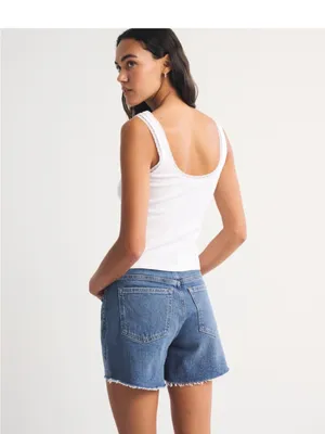 Abercrombie High Rise Dad Shorts Size 28 thumbnail 2