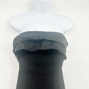 NWT Lulus Womens Brilliantly Bold Strapless Mermaid Maxi Prom Dress Size S Black thumbnail 4