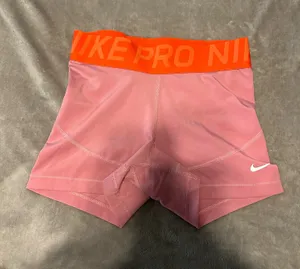 Pink Nike Pro Shorts thumbnail 1
