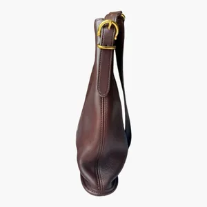 Coach Vintage Equestrian Slim Bucket Bag Mahogany Brown Leather Crossbody 9806 thumbnail 6