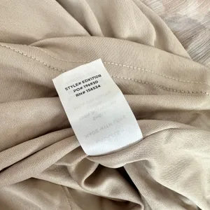 Lulus Happily Sweet Beige Floral Mock Neck Backless Midi Dress Cocktail S NWT thumbnail 8