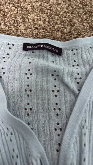Sky Blue Brandy Melville Cardigan thumbnail 3