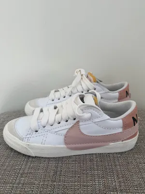 Nike Women's Blazer Low '77 Jumbo "White Pink Oxford" thumbnail 4