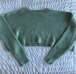 light green altard state cropped sweater  thumbnail 1