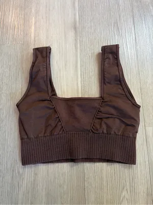 NEW Free People Movement Good Karma Square-neck Sports Bra XS/S thumbnail 3
