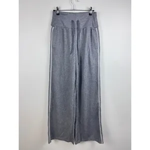 Halara Ribbed SoCinched High Waisted Tummy Control Drawstring Wide Leg Pant S Re thumbnail 12