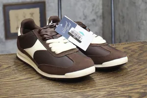 Universal Thread Skyler Jogger Sneakers Double Lace Low Top Brown Multi 8M thumbnail 1
