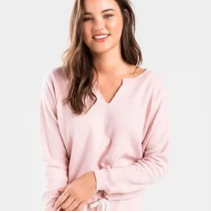 ✨ Alexia Drawstring Lounge Sweatshirt✨ Pink Size L thumbnail 2