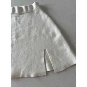 Altar’d State Ivory Sweater Knit Mini Skirt Women’s XS Soft Pull On Preppy thumbnail 3