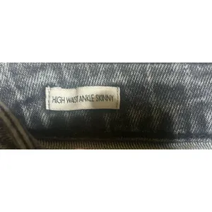 Calvin Klein Jeans High Rise Mom Jeans Womens 32 Gray Distressed Tapered Denim thumbnail 6