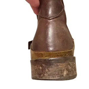 Golden Goose Charlye Riding Boots Santa Fe Suede Leather‎ Distressed Size 36 (6) thumbnail 7
