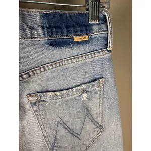 Mother Dazzler Yoke Front Ankle Jeans‎ Light Wash High Rise Crop Denim thumbnail 4