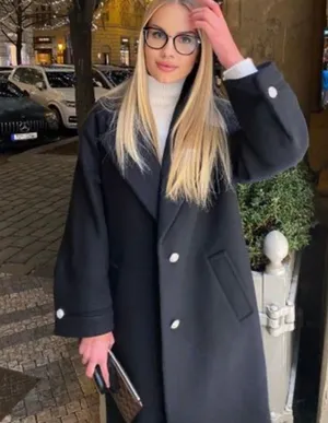 ZARA Wool Buttons Coat thumbnail 2