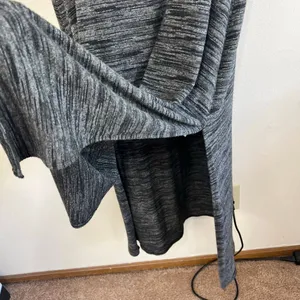 Anthropologie Cloth & Stone Gray Lori Knit Midi Dress Medium Women thumbnail 5