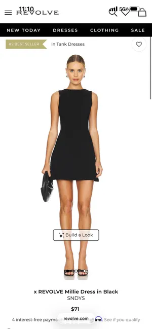 Black Revolve Mini Dress thumbnail 2
