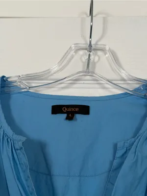 Quince Aqua Blue Long Maxi Dress Summer thumbnail 4