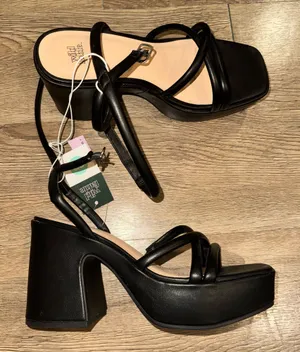 Target Black Chunky Heels thumbnail 1