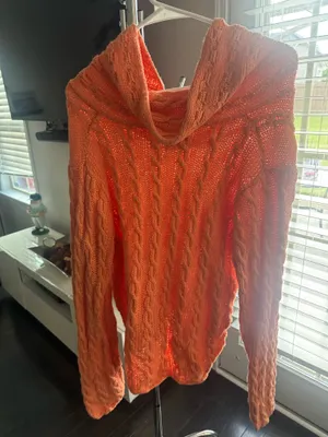 Orange Knit Sweater thumbnail 3
