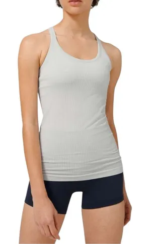 Lululemon Ebb To Street II Gray Racerback Tank Top 6 thumbnail 1