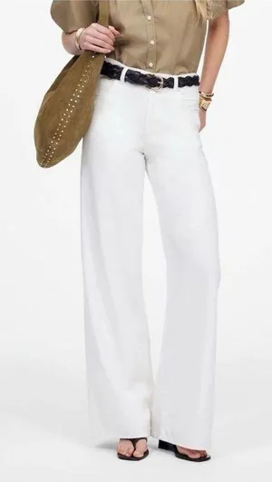 Madewell Superwide-Leg Jeans White thumbnail 3