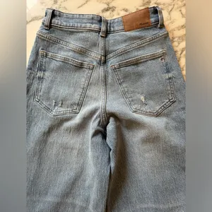 NWT Madewell curvy vintage jeans wide leg cropped 24 broken zipper needs replace thumbnail 12
