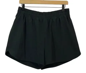 Beyond Yoga Stretch Woven In Stride Shorts - Black - Large thumbnail 1