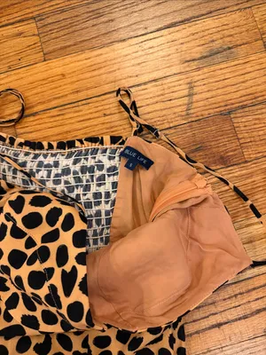 Blue Life Leopard Print Slip Dress - Mustard Yellow Orange/Black thumbnail 2