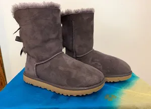 Rare Ugg Bailey Bow II boots in "Nightfall" Size 8 thumbnail 1