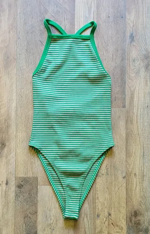 ZARA Striped Bodysuit thumbnail 2