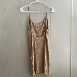 Free People Intimately Seamless Slip Dress | Nude Beige Textured Bodycon Midi M/ thumbnail 2