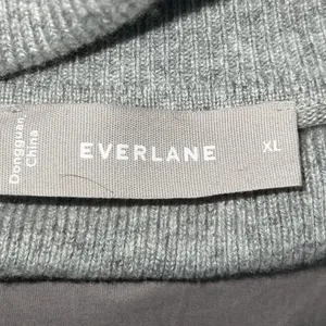 Everlane Sweater‎ Womens Size XL Gray 100% Cashmere Turtleneck Cowl Pullover Top thumbnail 6