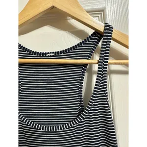 Lululemon Refresh Maxi Dress Hyper Stripe Inkwell‎ size 2 thumbnail 2