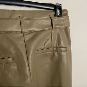Aritzia Babaton Belted Vegan Leather Pant- Size 8 thumbnail 4