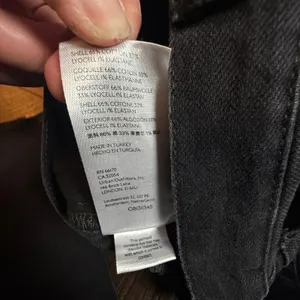 Free People We The Free Black‎ Distressed High Rise Straight Leg Jeans 26 Button thumbnail 10