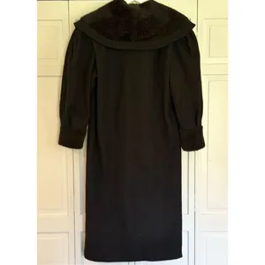 Fashion By Jill black 1970’s Vintage Union maker tag wool peacoat thumbnail 13