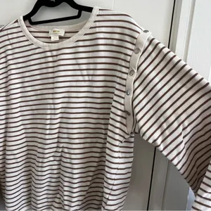 Maeve Anthropologie Stripped Sweater Top thumbnail 3