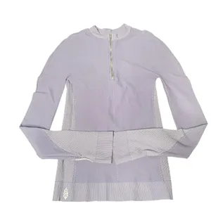 FP‎ Movement Free People Free Throw Quarter Zip Long Sleeve Lavender Purple M/L thumbnail 2