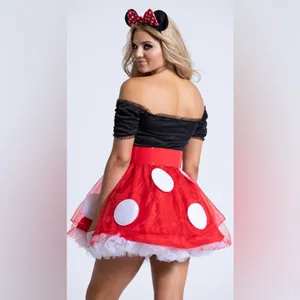 NEW Party King Coquette Mouse Minnie Costume Size Medium thumbnail 3