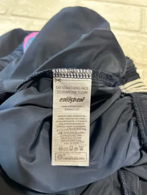 Edikted Remy Tie Sporty Track Pants Navy size Medium thumbnail 8