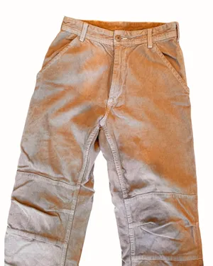 Brandy Melville Tan Corduroy Pants High Rise High Waisted S thumbnail 3