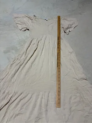 Baltic born Light Beige Flowy Dress large thumbnail 2