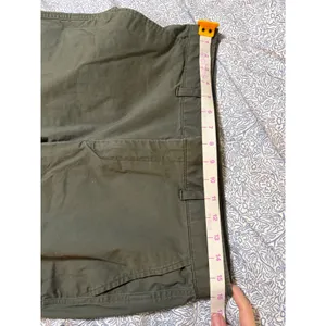 Gap Women Size‎ 10 Olive Green Straight Khaki Pants High Rise Zip Pockets Cotton thumbnail 5