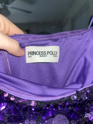 Princess Polly Purple Sequin Dress thumbnail 2