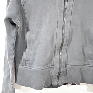Lululemon Black Scuba Oversized Full-Zip Hoodie Sweatshirt Size 6 thumbnail 2