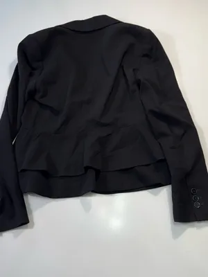 White House Black Market Black Classic Notch Lapel Blazer Size 4 thumbnail 8