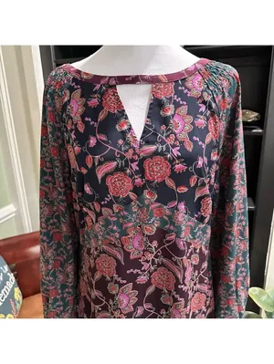 Cabi 3675 Festive Maxi Dress Size M thumbnail 4