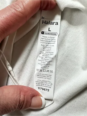 Halara V-Neck Dolman Sleeve Relaxed Lightweight T-Shirt White Size Large thumbnail 9