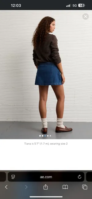 American Eagle Denim Skirt thumbnail 2
